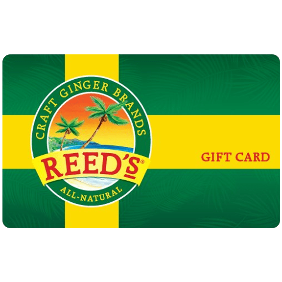REED'S GINGER GOODNESS GIFT CARD $10.00,$25.00,$50.00,$100.00 Gift Cards